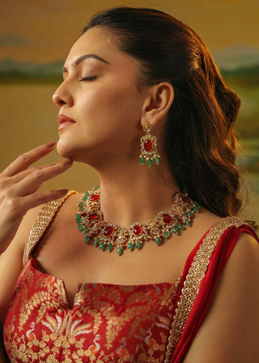 Ruby Heritage Necklace - Treza