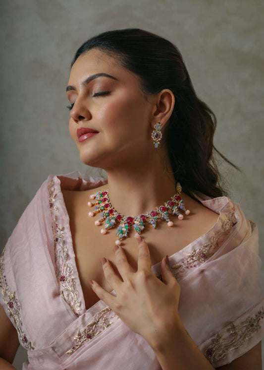 Vira Multistone Necklace - Treza