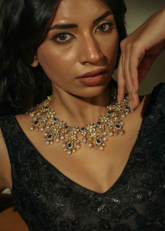 Neelam Pearl Necklace - Treza