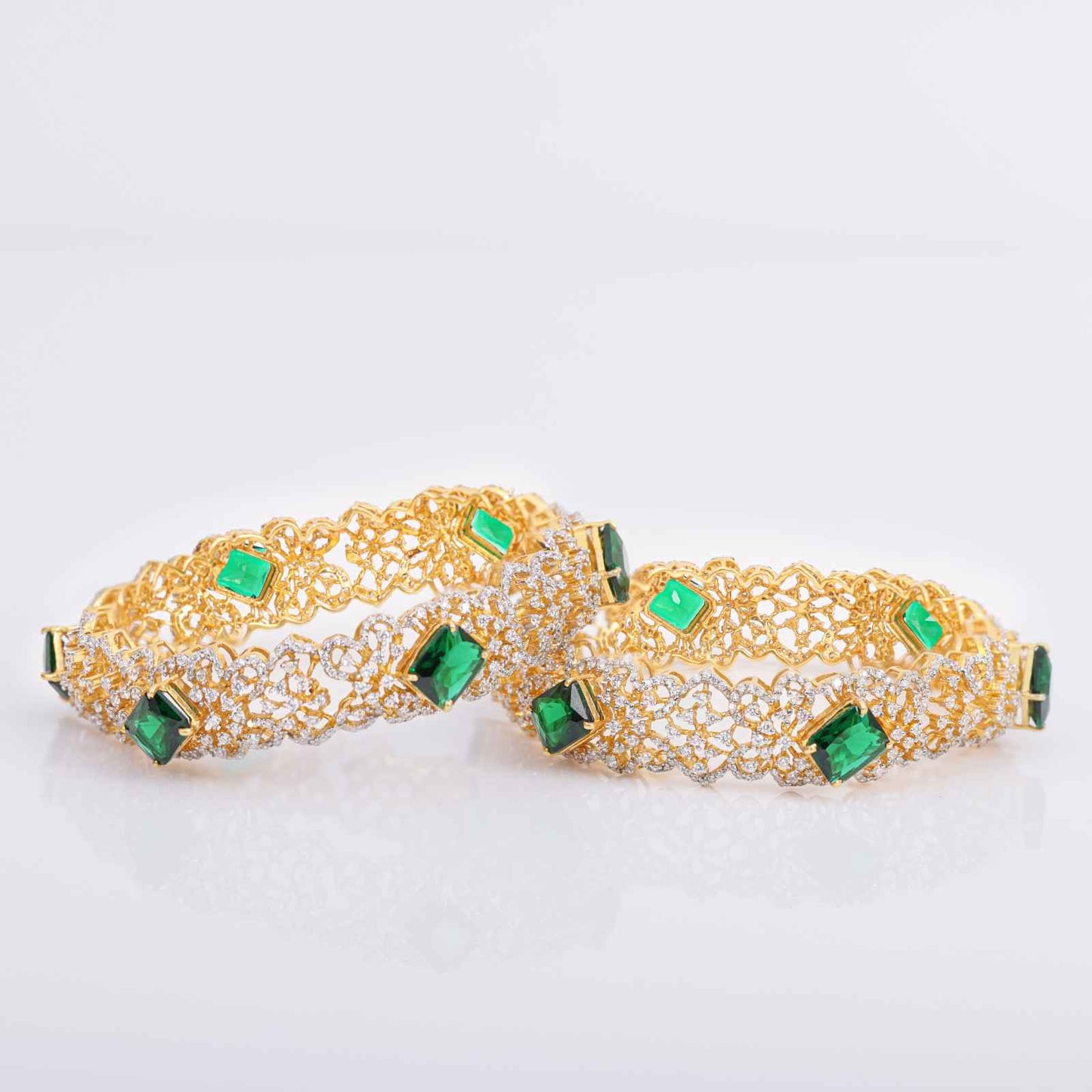 Kira Statement Bangle pair