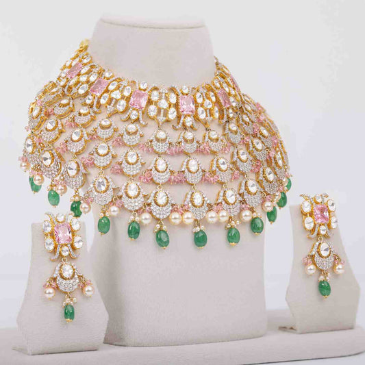 Anvaya Pink Bridal Choker