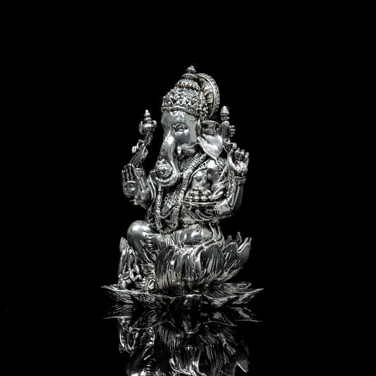 Lotus-Seated Ganesha