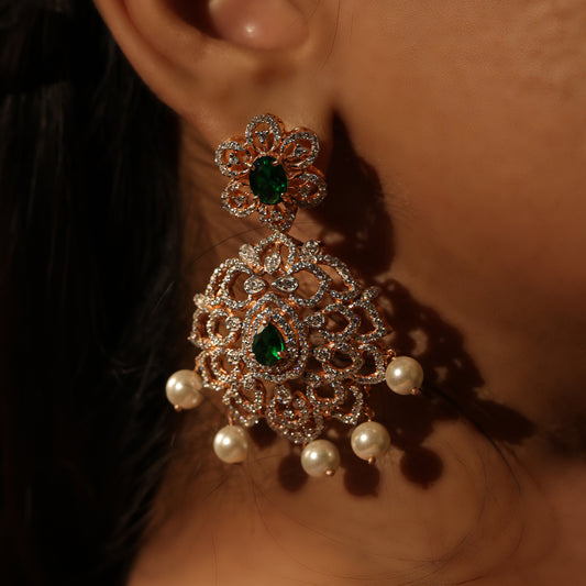 Zariya Emerald Pearl Drops