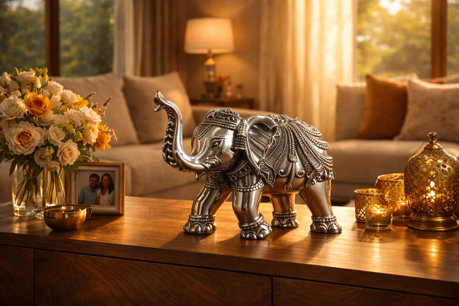 Why Does a Silver Elephant Idol for Home Instantly Change the Feel of a Space?