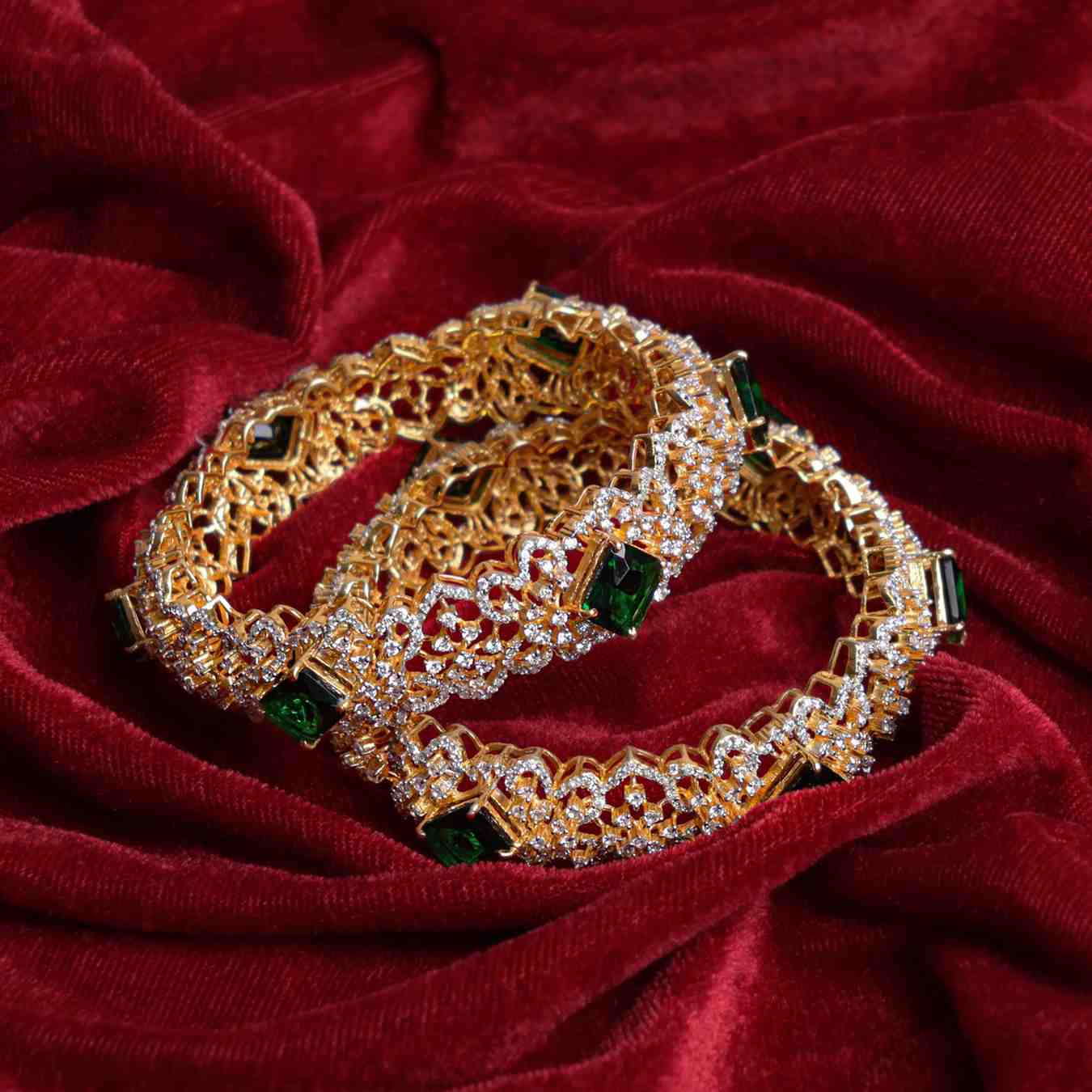 Kira Statement Bangle pair - Treza