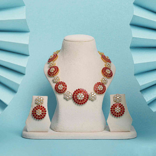 Riva Ruby Necklace - Treza