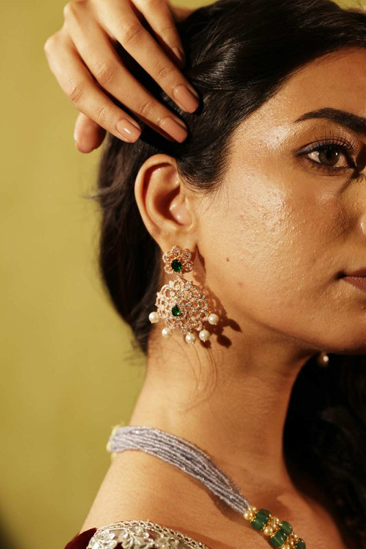 Zariya Emerald Pearl Drops - Treza