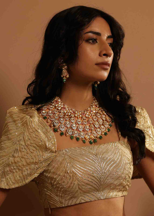 Anvaya Pink Bridal Choker