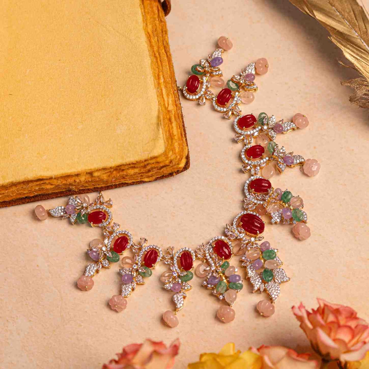 Vira Multistone Necklace - Treza