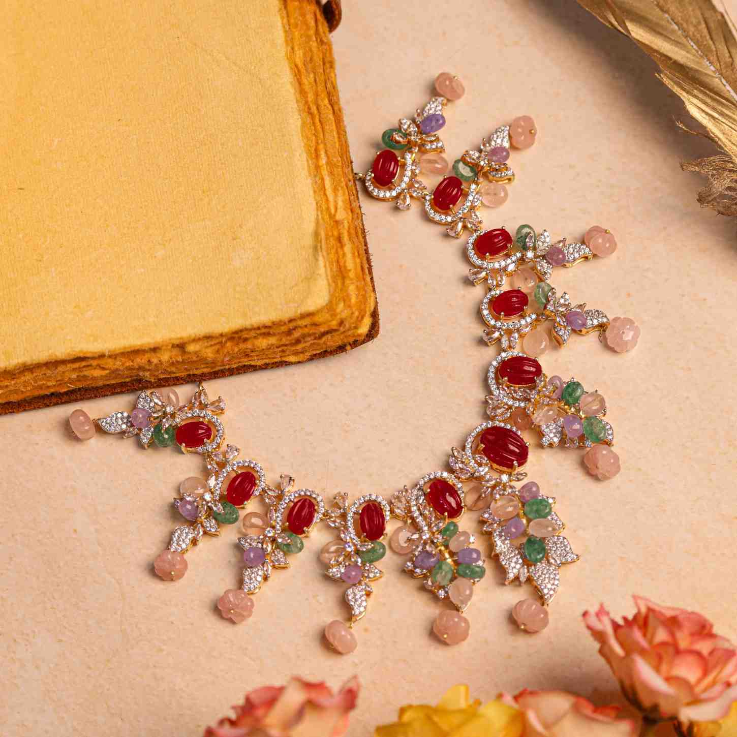 Vira Multistone Necklace - Treza