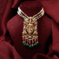 Elvi beaded pendant necklace