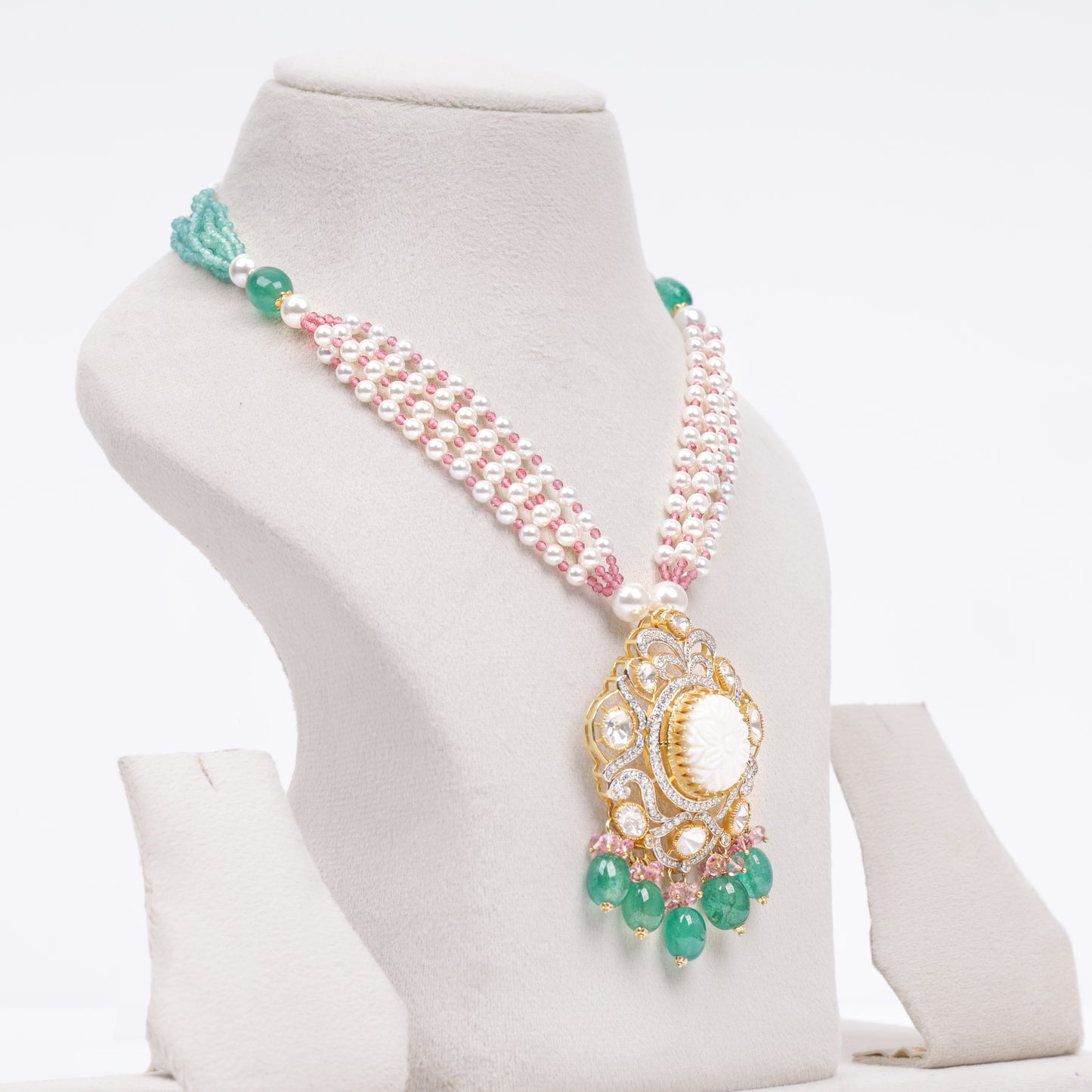 Elune Statement Pendant Necklace - Treza