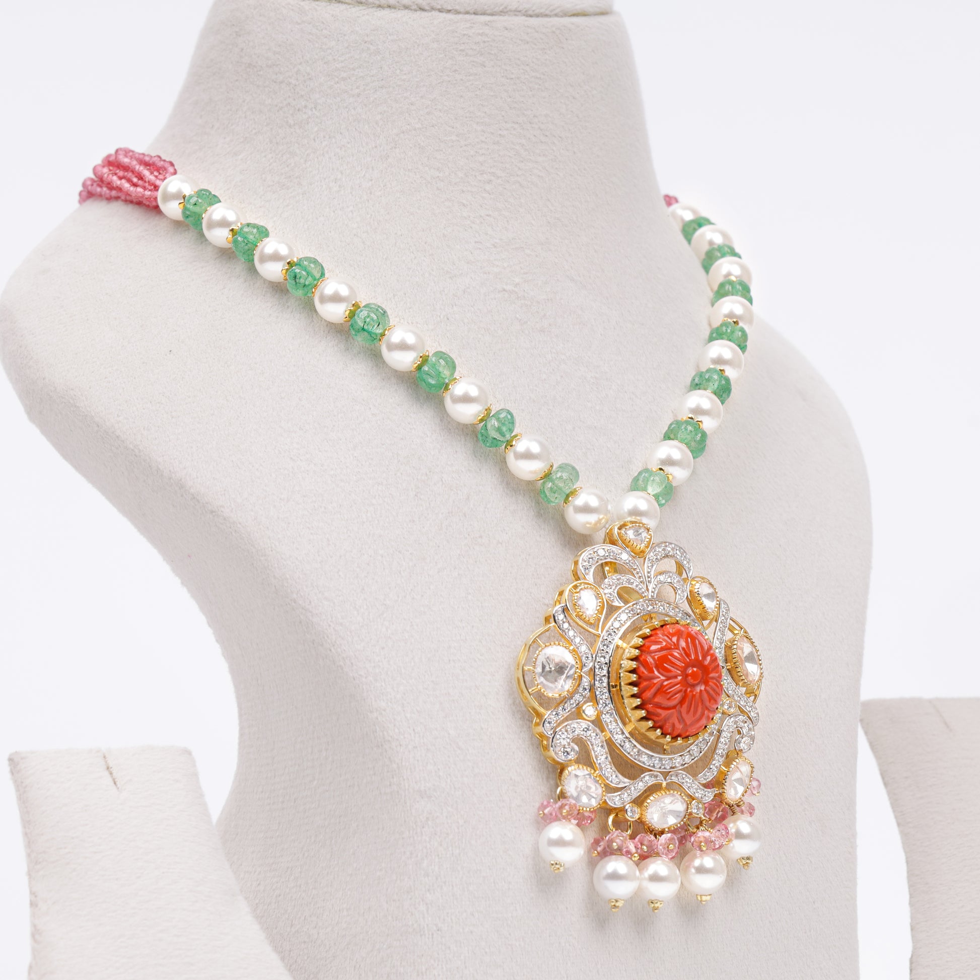 Ovela Bridal Pendant Necklace - Treza