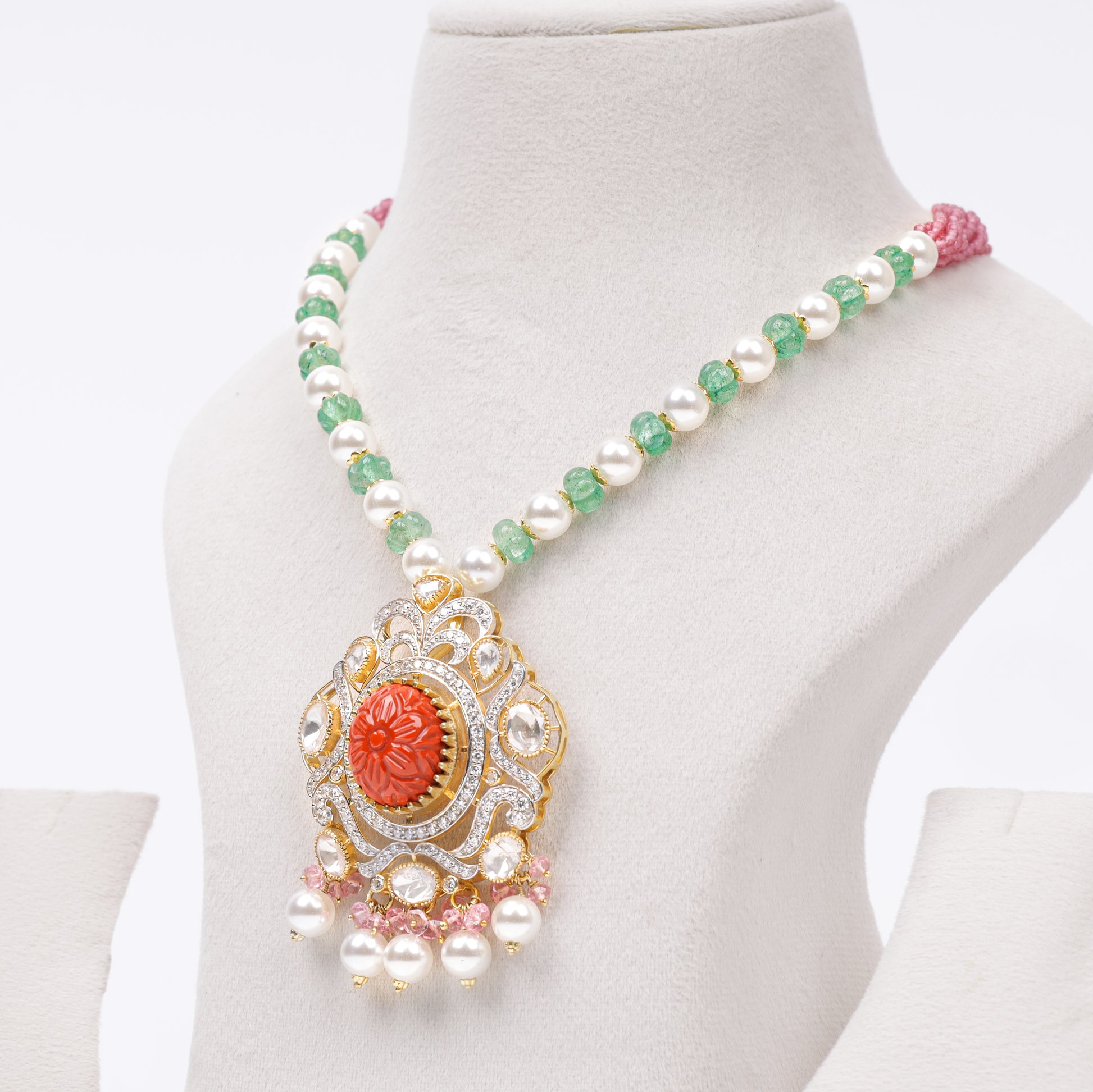 Ovela Bridal Pendant Necklace - Treza