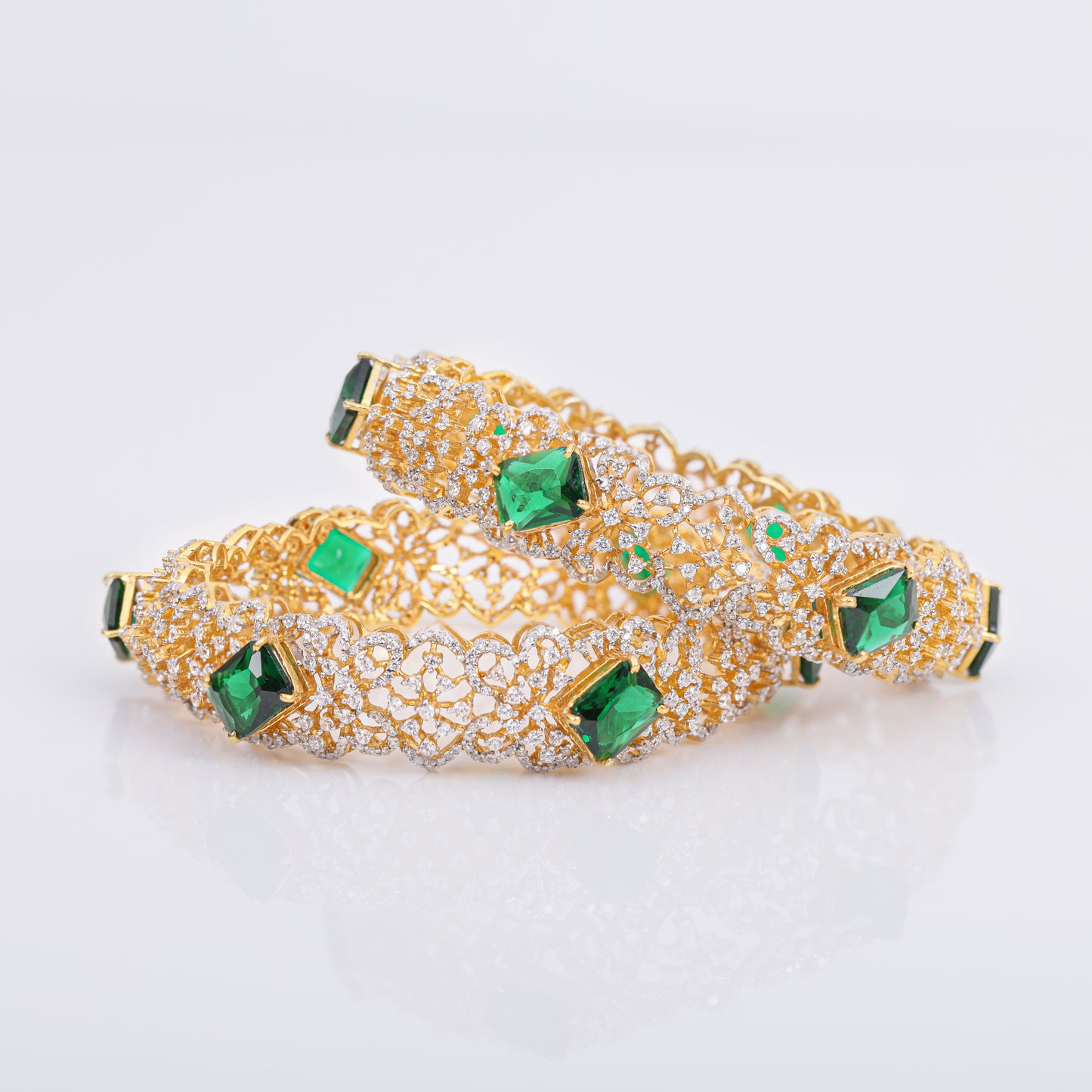 Kira Statement Bangle pair