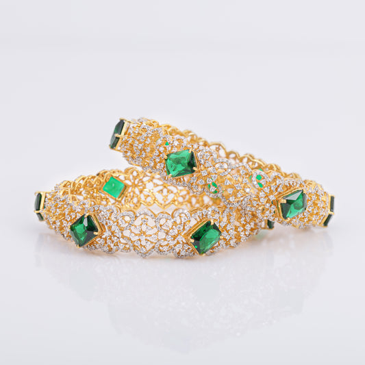 Kira Statement Bangle pair