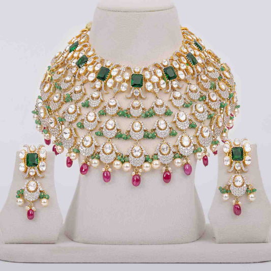 Anvaya Emerald Bridal Choker