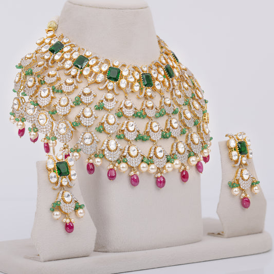 Anvaya Emerald Bridal Choker