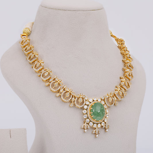 Elara Emerald Necklace