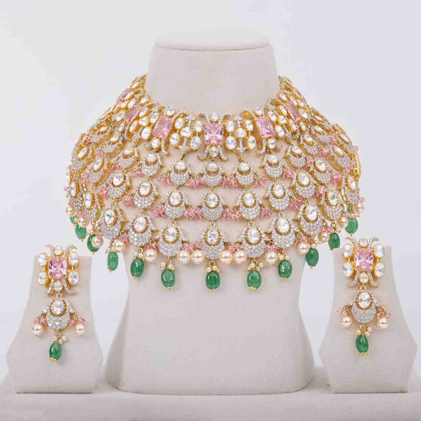 Anvaya Pink Bridal Choker