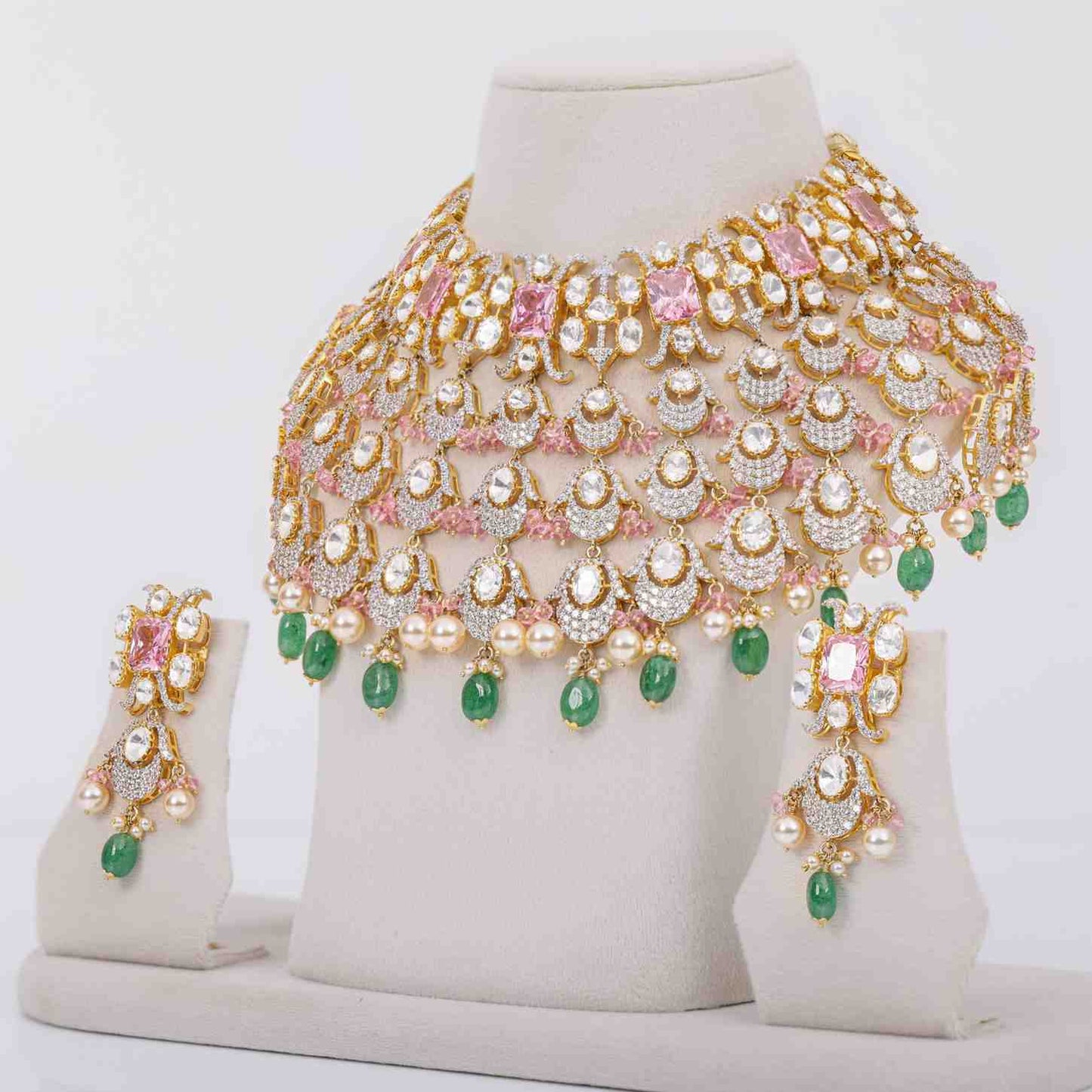 Anvaya Pink Bridal Choker