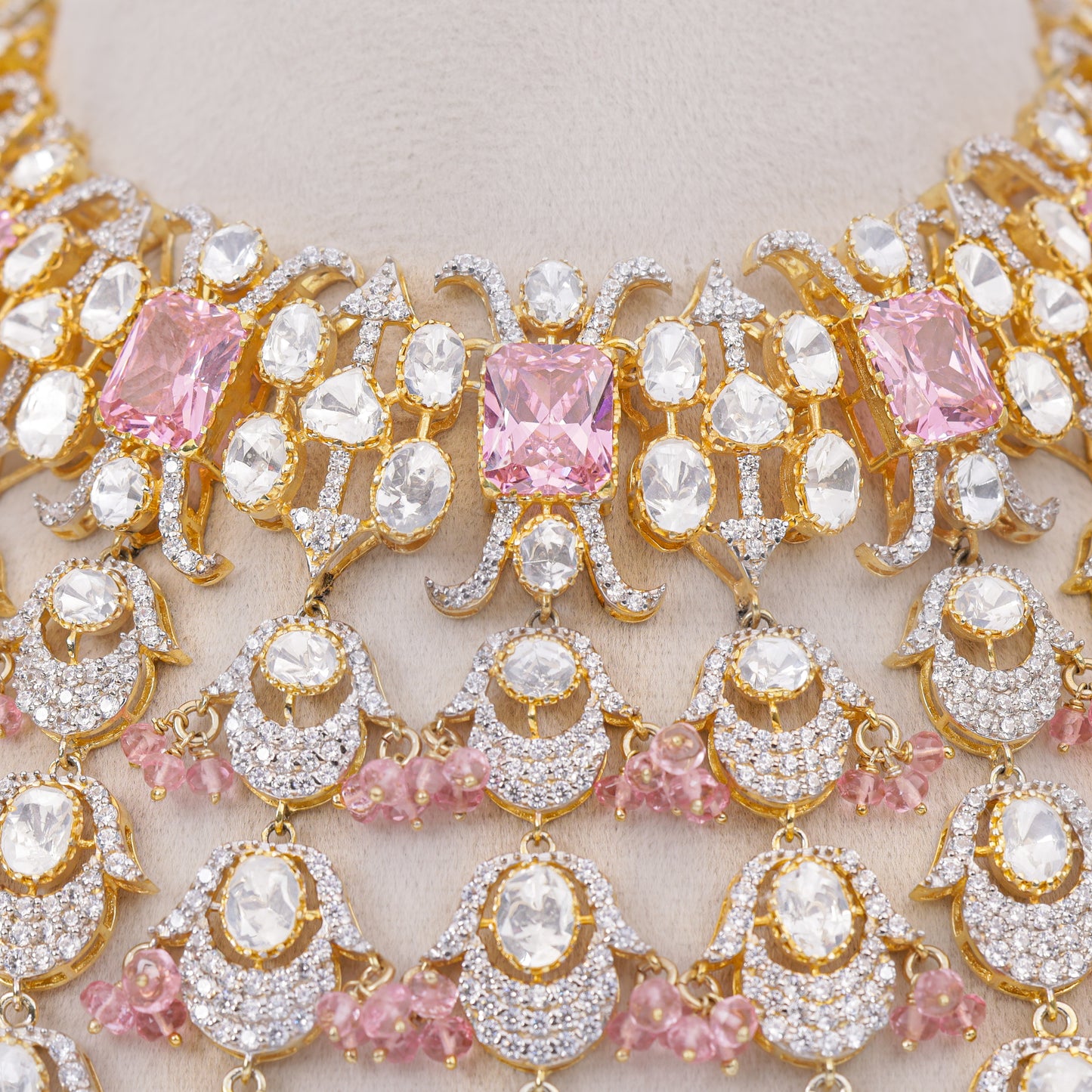 Anvaya Pink Bridal Choker