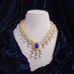 Naira Blue Pearl Necklace - Treza