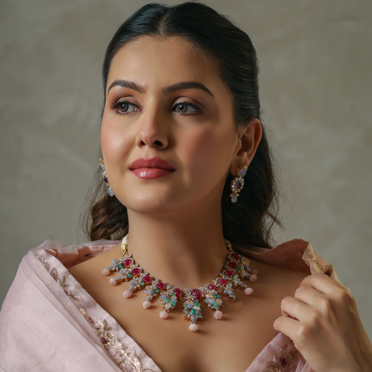 Vira Multistone Necklace