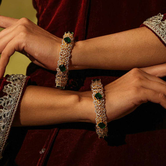 Kira Statement Bangle pair